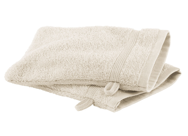 Frottier Handtücher - Kuschelige Frottier-Serie mit Bordüre, in Größe 200 (2 Handtücher, 50/100 cm) bis 210 (10-teiliges Sparset), in Farbe WEISS Ansicht 16