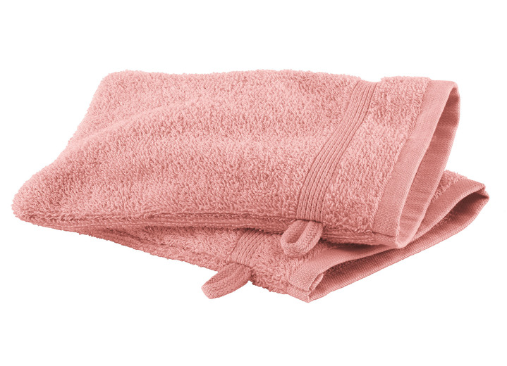 Frottier Handtücher - Kuschelige Frottier-Serie mit Bordüre, in Größe 200 (2 Handtücher, 50/100 cm) bis 210 (10-teiliges Sparset), in Farbe BLAU Ansicht 7