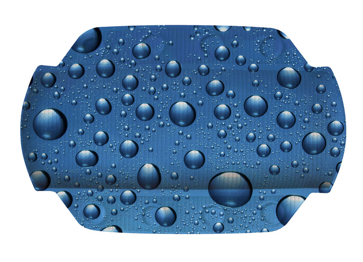 Badezimmeraccessoires - Sicherheits-Einlagen von Kleine Wolke, in Größe 300 (Duscheinlage, 55/55 cm) bis 302 (Nackenpolster, 32/22 cm), in Farbe BLAU Ansicht 2