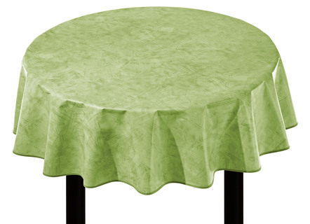 Gartentischdecken - Klassisch marmorierte Wachstuch-Tischdecke, in Größe 108 (Tischdecke, 80/ 80 cm) bis 220 (Tischdecke, oval, 155/220 cm), in Farbe BLAU – Farbe GRÜN – Ansicht 