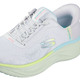 Slipper & Schnürschuhe - SKECHERS Sneaker mit geformter Slip-Ins Fersenplatte, in Größe 036 bis 041, in Farbe EISGRAU-MULTICOLOR – Farbe EISGRAU-MULTICOLOR – Ansicht 1