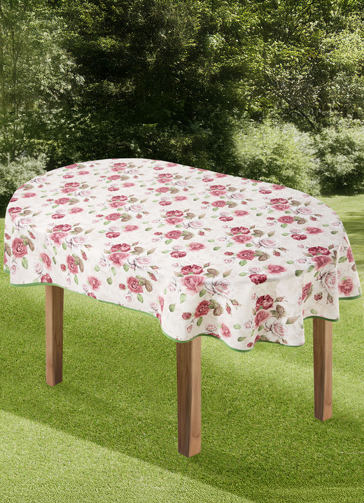 Gartentischdecken - Tischdekoration mit Fleckschutz-Ausrüstung, in Größe 105 (Läufer, 40/140 cm) bis 190 (Tischdecke oval, 135/190 cm), in Farbe MULTICOLOR Ansicht 3