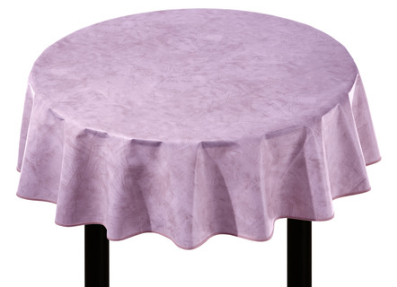 Gartentischdecken - Klassisch marmorierte Wachstuch-Tischdecke, in Größe 108 (Tischdecke, 80/ 80 cm) bis 220 (Tischdecke, oval, 155/220 cm), in Farbe BLAU – Farbe FLIEDER – Ansicht 