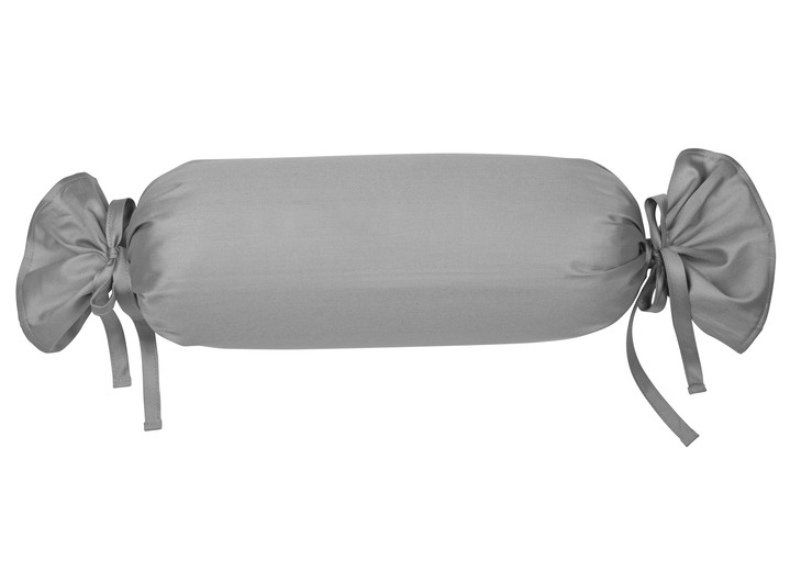 Dekokissen & Hüllen - Hochwertige Mako-Satin-Kissenbezüge mit Reißverschluss, in Größe 121 (2 Kissenbezüge, 40/80 cm) bis 125 2 (Kissenbezüge, 40/60 cm), in Farbe HELLBLAU Ansicht 19