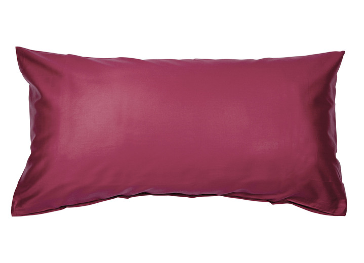 Dekokissen & Hüllen - Hochwertige Mako-Satin-Kissenbezüge mit Reißverschluss, in Größe 121 (2 Kissenbezüge, 40/80 cm) bis 125 2 (Kissenbezüge, 40/60 cm), in Farbe HELLBLAU Ansicht 6