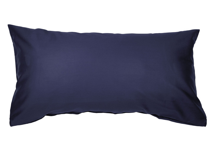 Dekokissen & Hüllen - Hochwertige Mako-Satin-Kissenbezüge mit Reißverschluss, in Größe 121 (2 Kissenbezüge, 40/80 cm) bis 125 2 (Kissenbezüge, 40/60 cm), in Farbe HELLBLAU Ansicht 14