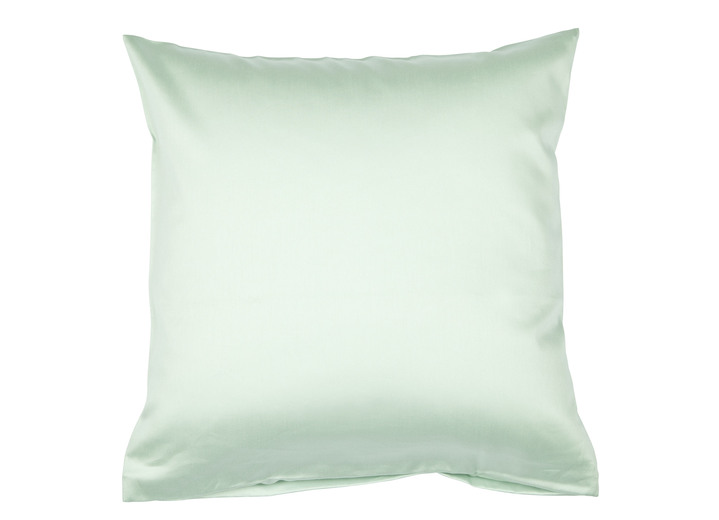 Dekokissen & Hüllen - Hochwertige Mako-Satin-Kissenbezüge mit Reißverschluss, in Größe 121 (2 Kissenbezüge, 40/80 cm) bis 125 2 (Kissenbezüge, 40/60 cm), in Farbe HELLBLAU Ansicht 30