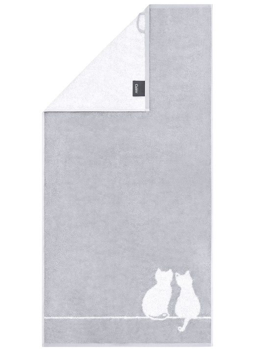 Frottier Handtücher - Frottier-Serie von Cawö, in Größe 200 (1 Handtuch, 50x100 cm) bis 204 (1 Duschtuch, 80x150 cm), in Farbe SILBER Ansicht 2