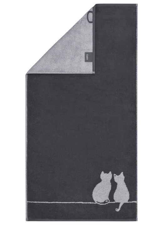 Frottier Handtücher - Frottier-Serie von Cawö, in Größe 200 (1 Handtuch, 50x100 cm) bis 204 (1 Duschtuch, 80x150 cm), in Farbe SILBER Ansicht 3