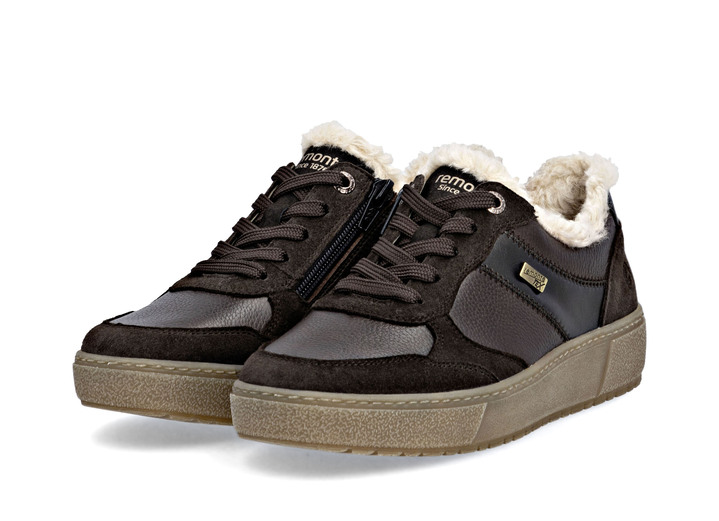 Slipper & Schnürschuhe - Remonte, bequeme Damen-Sneaker, Winterschuhe, Weite G, mit herausnehmbarem Fußbett, in Größe 036 bis 042, in Farbe BEIGE Ansicht 9