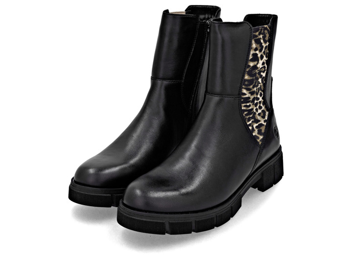 Stiefel & Stiefeletten - Remonte, modische Damen-Stiefeletten, Winterschuhe, Weite G, mit Reißverschluss, in Größe 036 bis 042, in Farbe SCHWARZ-BRAUN Ansicht 5