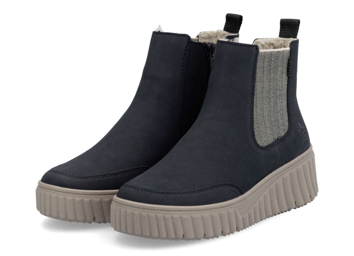 Schuhe - Rieker, trendige Damen-Boots, Winterschuhe, mit herausnehmbarem Fußbett, in Größe 036 bis 042, in Farbe DUNKELBLAU Ansicht 6
