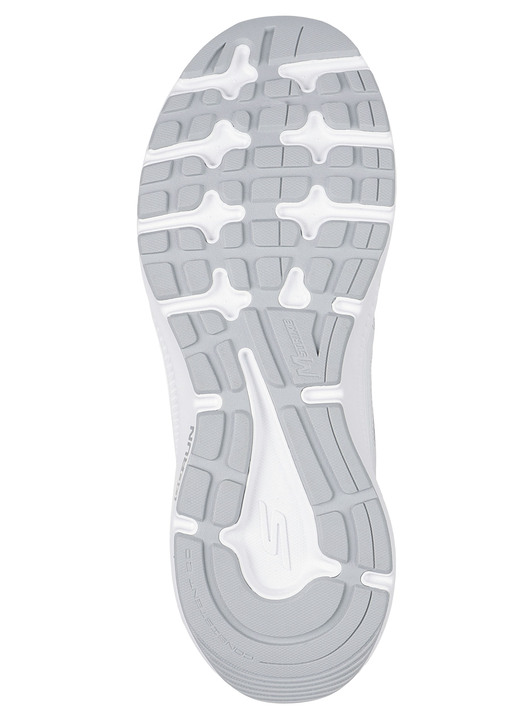 Slipper & Schnürschuhe - SKECHERS, sportliche Damen-Sneaker, aus Leder, in Größe 036 bis 041, in Farbe WEISS Ansicht 3