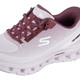 Slipper & Schnürschuhe - SKECHERS, trendige Damen-Sneaker, mit geformter Slip-Ins Fersenplatte, in Größe 036 bis 041, in Farbe WEISS-BORDEAUX – Farbe WEISS-BORDEAUX – Ansicht 1
