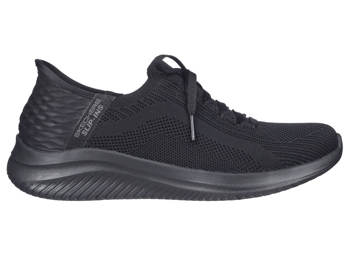 Slipper & Schnürschuhe - SKECHERS, sportliche Damen-Sneaker, mit geformter Slip-Ins Fersenplatte, in Größe 036 bis 041, in Farbe MARINE Ansicht 14