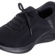 Slipper & Schnürschuhe - SKECHERS, sportliche Damen-Sneaker, mit geformter Slip-Ins Fersenplatte, in Größe 036 bis 041, in Farbe MARINE – Farbe SCHWARZ – Ansicht 1