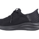 Slipper & Schnürschuhe - SKECHERS, sportliche Damen-Sneaker, mit geformter Slip-Ins Fersenplatte, in Größe 036 bis 041, in Farbe MARINE – Farbe SCHWARZ – Ansicht 5