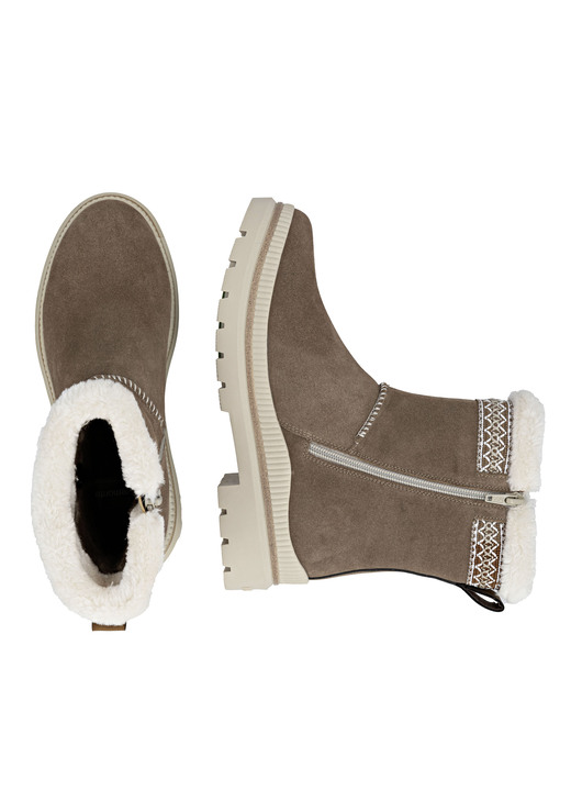 Stiefel & Stiefeletten - Remonte, gefütterte Damen-Stiefeletten, Winterschuhe, Weite G, mit Lammfell, in Größe 036 bis 042, in Farbe SCHWARZ Ansicht 15