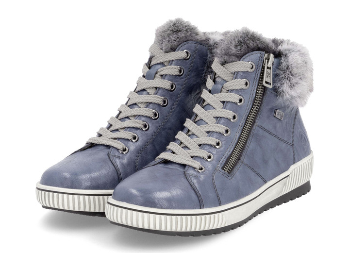 Stiefel & Stiefeletten - Remonte, gefütterte Damen-Boots, Winterschuhe, Weite G, mit herausnehmbarem Fußbett, in Größe 036 bis 042, in Farbe JEANS Ansicht 5