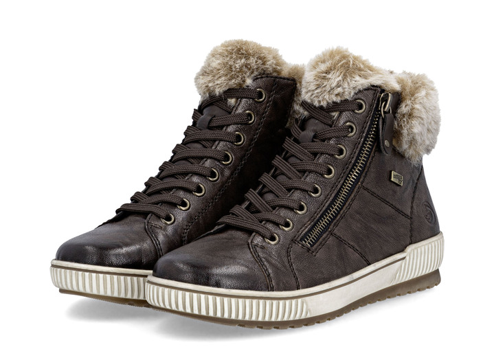 Stiefel & Stiefeletten - Remonte, gefütterte Damen-Boots, Winterschuhe, Weite G, mit herausnehmbarem Fußbett, in Größe 036 bis 042, in Farbe JEANS Ansicht 13