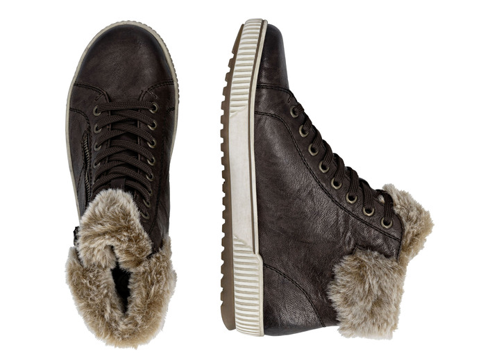 Stiefel & Stiefeletten - Remonte, gefütterte Damen-Boots, Winterschuhe, Weite G, mit herausnehmbarem Fußbett, in Größe 036 bis 042, in Farbe JEANS Ansicht 16