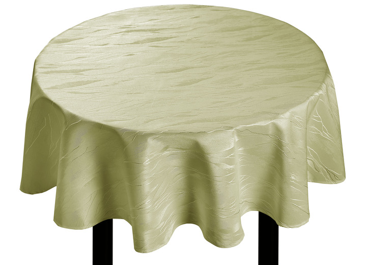 Tischdecken - Dezente Tischdecke in Marmor-Optik, in Größe 100 (Läufer, 40/150 cm) bis 404 (Kissenbezug, 40/ 40 cm), in Farbe BLAU Ansicht 3