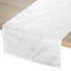 Tischdecken - Dezente Tischdecke in Marmor-Optik, in Größe 100 (Läufer, 40/150 cm) bis 404 (Kissenbezug, 40/ 40 cm), in Farbe BLAU – Farbe WEISS – Ansicht 3