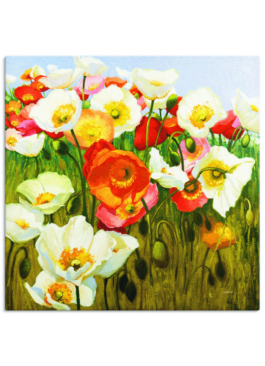 Bilder - Hochwertig gefertigtes Leinwandbild, in Farbe WEISS Ansicht 2