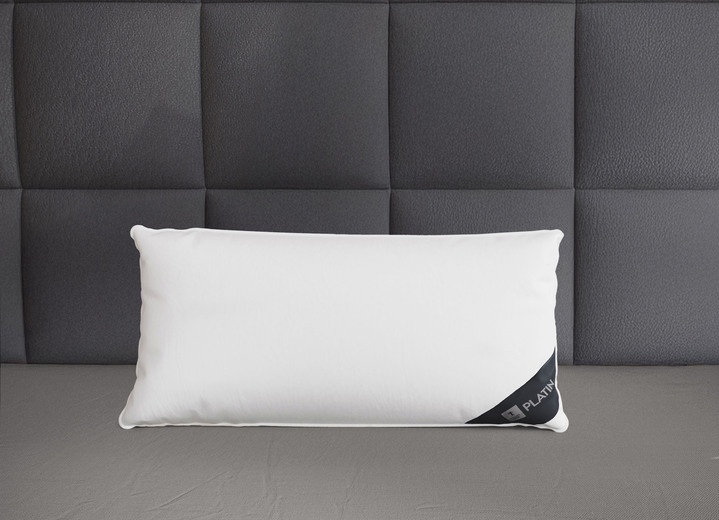 Bettwaren - Daunenkissen Platin von Spessarttraum, in Größe 120 (80/ 80 cm) bis 121 (40/ 80 cm), in Farbe WEISS Ansicht 1