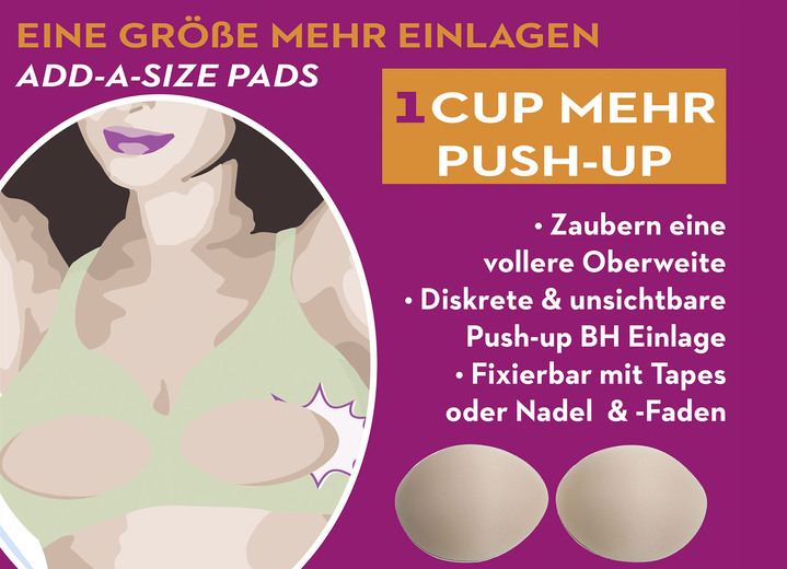 Bügel-BH - Miss Perfect Wow 2 Go-Eine-Größe-mehr-BH-Einlagen Ansicht 5 Bügel-BH - Miss Perfect Wow 2 Go-Eine-Größe-mehr-BH-Einlagen, in Farbe PUDER Ansicht 5