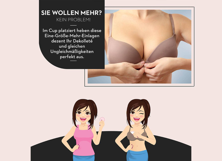 Bügel-BH - Miss Perfect Wow 2 Go-Eine-Größe-mehr-BH-Einlagen Ansicht 2 Bügel-BH - Miss Perfect Wow 2 Go-Eine-Größe-mehr-BH-Einlagen, in Farbe PUDER Ansicht 2