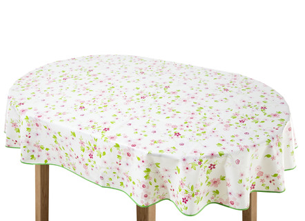 Garten - Tischdekoration in pflegeleichter Qualität, in Größe 108 (Mitteldecke, 80x 80 cm) bis 302 (2 Platz-Sets, 34x 47 cm), in Farbe WEISS – Farbe WEISS – Ansicht 