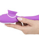 Erotik - Rabbitvibrator mit Leckfunktion , in Farbe LILA – Farbe LILA – Ansicht 2