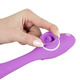 Erotik - Rabbitvibrator mit Leckfunktion , in Farbe LILA – Farbe LILA – Ansicht 3