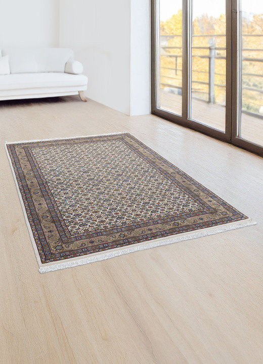 Teppiche - Orient- Brücken und -Teppiche , in Größe 101 (Brücke, 40x60 cm) bis 290 (Teppich, 250x300 cm), in Farbe CREME-BRAUN Ansicht 1