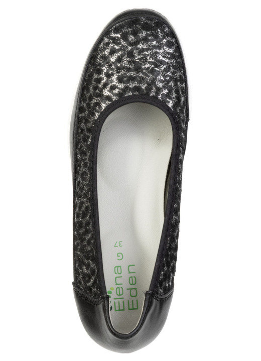 Pumps & Ballerina - ELENA EDEN, bequeme Damen-Ballerinas, Weite G, mit herausnehmbarem Fußbett, in Größe 035 bis 041, in Farbe TAUPE Ansicht 8