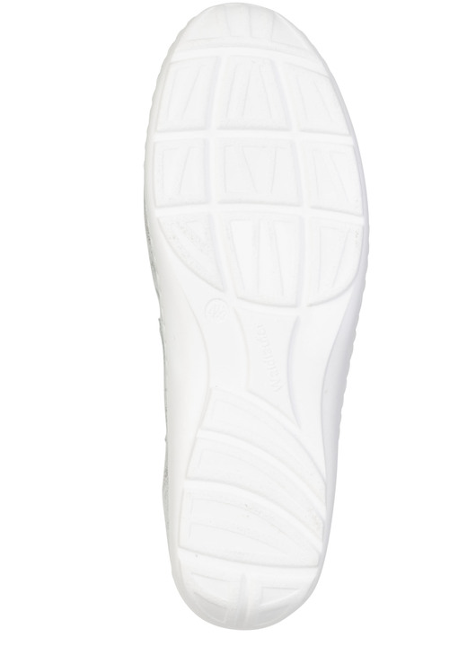 Schuhe - Waldläufer, sommerliche Damen-Slipper, Weite H, mit herausnehmbarem Fußbett, in Größe 3 1/2 bis 8, in Farbe ECRU-BUNT Ansicht 3