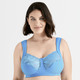 BH mit Spitze - Miss Mary BH mit elastischen Spitzeneinsätzen, in Größe 080 bis 120, in Cup G, in Farbe WEISS – Farbe TÜRKISBLAU – Ansicht 6