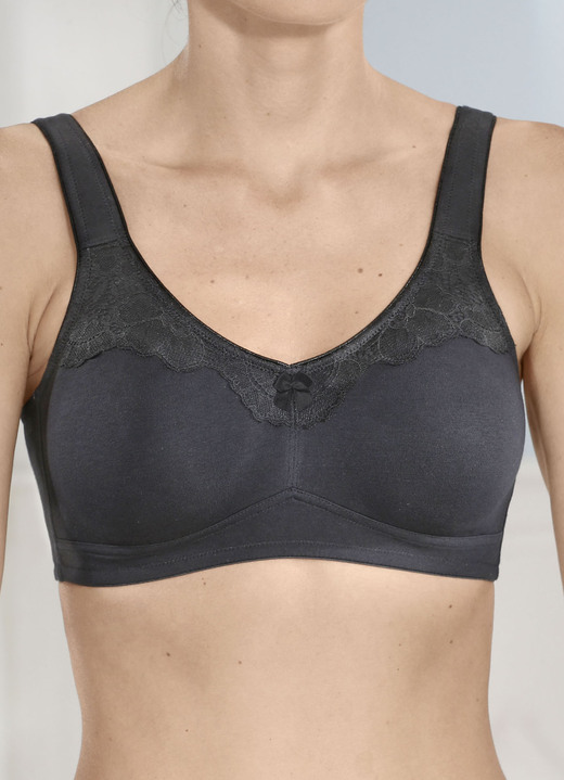 T-Shirt BH - Naturana Zweierpack BH mit doppelt vorgeformten Cups, in Größe 075 bis 105, in Cup C, in Farbe 2X WEISS Ansicht 8