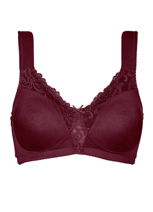 BH mit Spitze - Viania Zweierpack BH, in Größe 080 bis 100, in Cup C, in Farbe 1X GRAFIT, 1X SEKT Ansicht 5