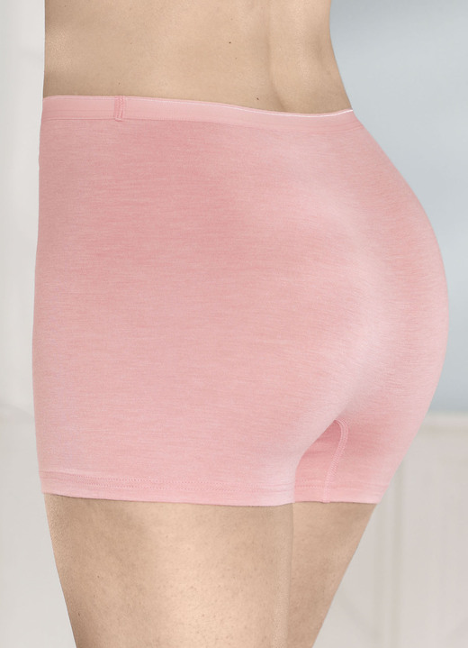 Schlüpfer - Sylvia Speidel Zweierpack Pants, atmungsaktiv, in Größe 038 bis 048, in Farbe 2X PISTAZIE MELIERT Ansicht 9