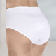 Slips - Fünferpack Slips mit Elastikspitzenbund, in Größe 038 bis 052, in Farbe WEISS – Farbe WEISS – Ansicht 2