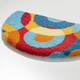Badgarnituren - Barfußweiche Badgarnitur von Grund, in Größe 100 (Vorleger halbrund, 50/ 80 cm) bis 112 (WC-Deckelbezug, 47/ 50 cm), in Farbe BUNT – Farbe BUNT – Ansicht 1