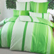 Bettwäschegarnituren - Beidseitig bedruckte Bettwäsche-Garnitur von Florella, in Größe 111 (40/80 cm + 135/200 cm) bis 115 (80/80 cm + 155/220 cm), in Farbe GRÜN