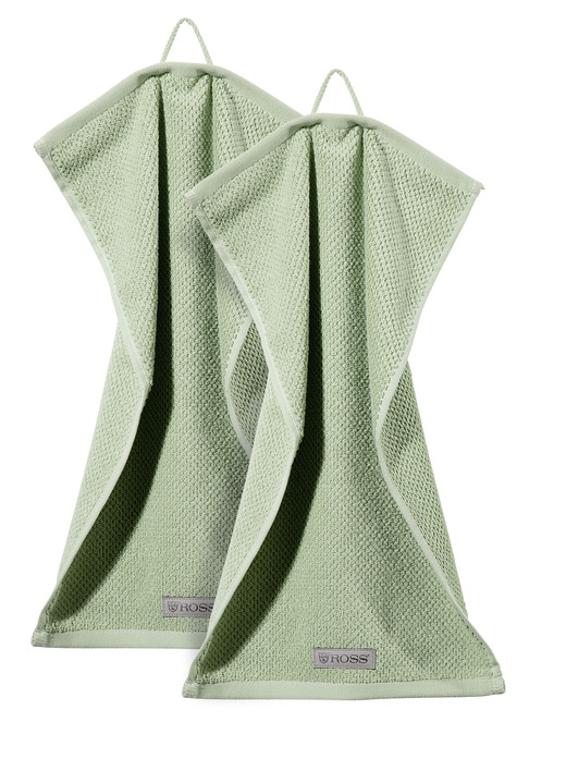 Frottier Handtücher - Flauschig weiche Frottier-Serie aus dem Hause Ross, in Größe 200 (2 Handtücher, 50/100 cm) bis 204 (1 Duschtuch, 70/140 cm), in Farbe TÜRKIS Ansicht 4