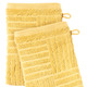 Frottier Handtücher - Flauschig weiche Frottier-Serie mit Hoch-Tief-Struktur, in Größe 200 (2 Handtücher, 50/100 cm) bis 204 (1 Duschtuch, 70/140 cm), in Farbe BLAU – Farbe GELB – Ansicht 5