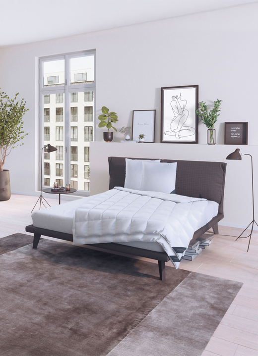 Bettwaren - Hochwertige Daunendecken-Serie von Spessarttraum Ansicht 6 Bettwaren - Hochwertige Daunendecken-Serie von Spessarttraum, in Größe 103 (Decke 135/200 cm) bis 403 (Sparset, 4-teilig, mit gratis Frottier-Katze), in Farbe WEISS, in Ausführung Leicht Ansicht 6