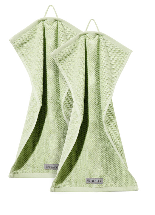 Frottier Handtücher - Flauschig weiche Frottier-Serie aus dem Hause Ross, in Größe 200 (2 Handtücher, 50/100 cm) bis 204 (1 Duschtuch, 70/140 cm), in Farbe TÜRKIS Ansicht 14