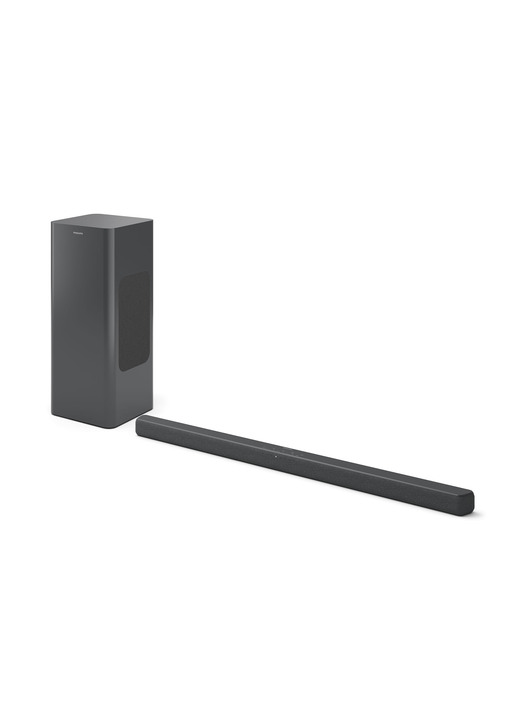 Heimkino - Philips Soundbar mit Subwoofer, in Farbe GRAU Ansicht 1
