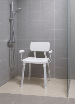 Dusch- und Badestuhl für sicheres Duschen und Baden